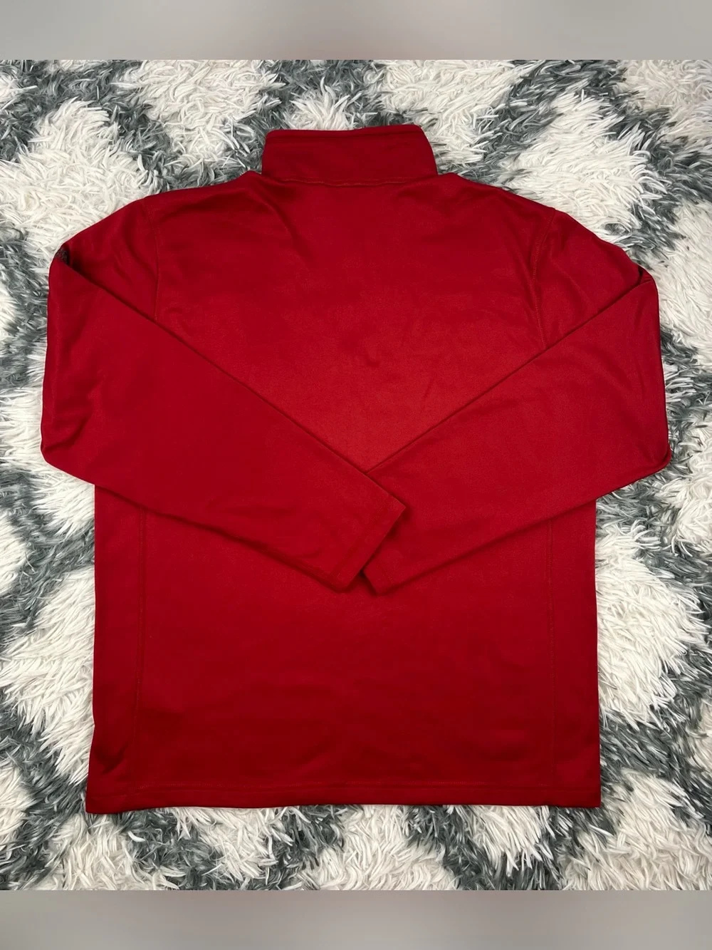 The North Face Men’s Coca Cola Logo Real Magic 1/4 Zip Sweatshirt Long Sleeve L